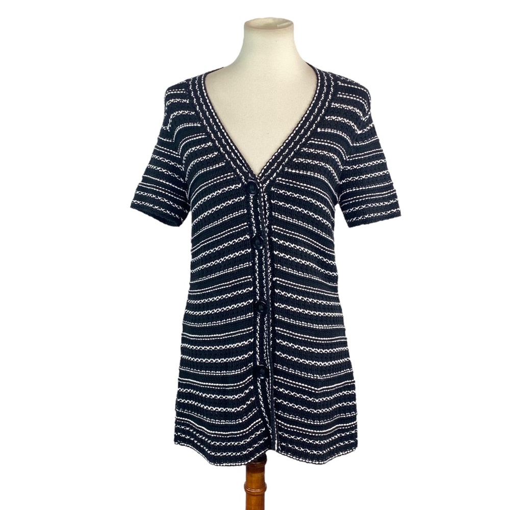 NWT Charter Club short sleeve sweater cardigan size M